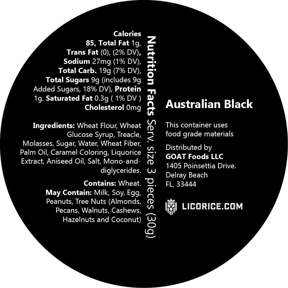 Australian Black Licorice