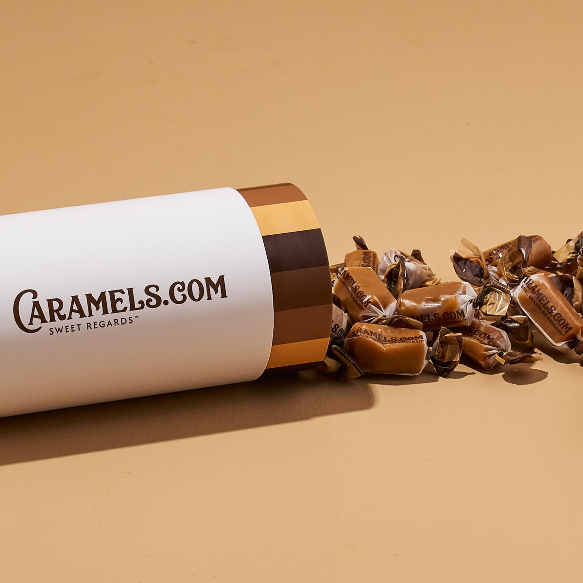 Raspberry Sorbet Caramels