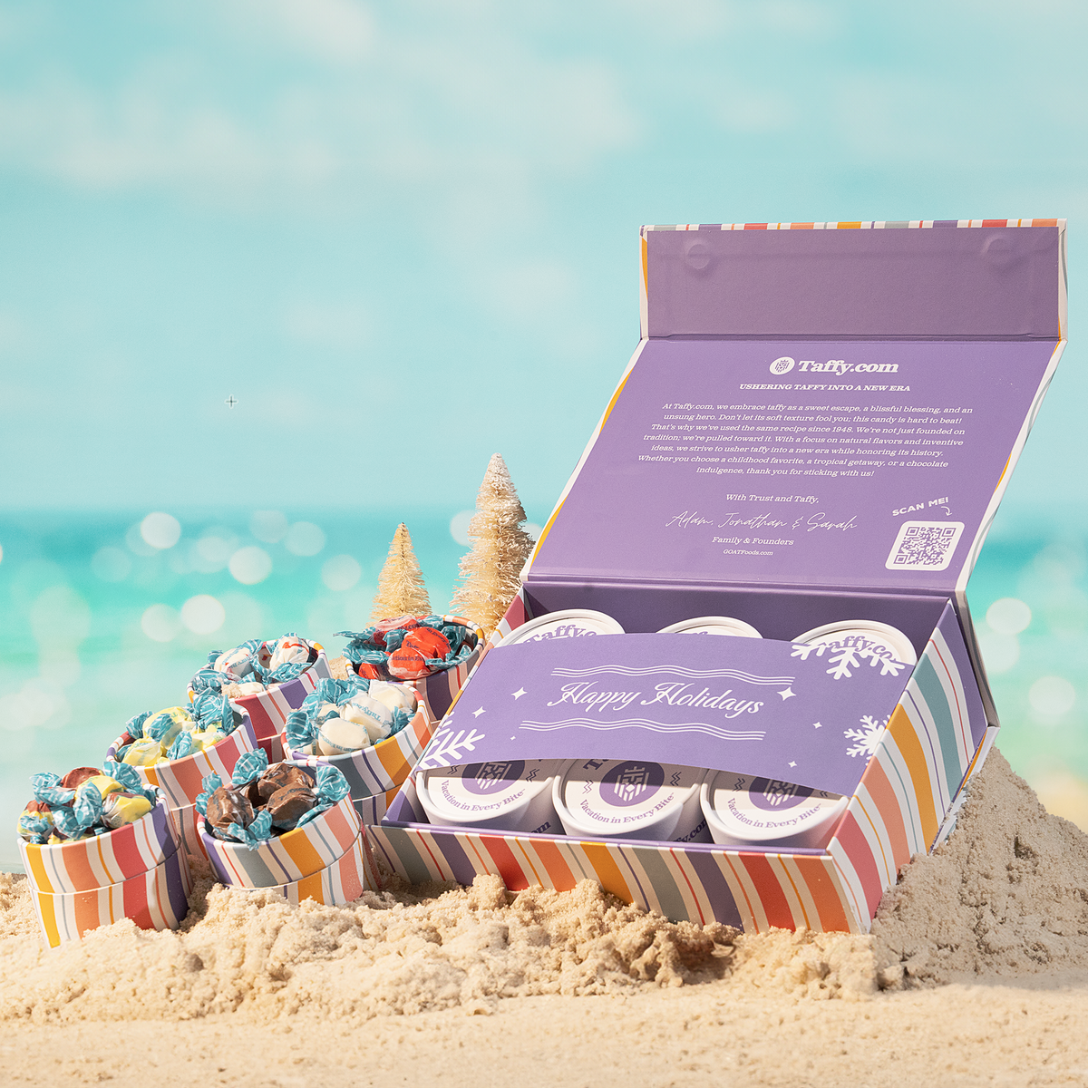 Winter Taffy Holiday Sampler Gift Box