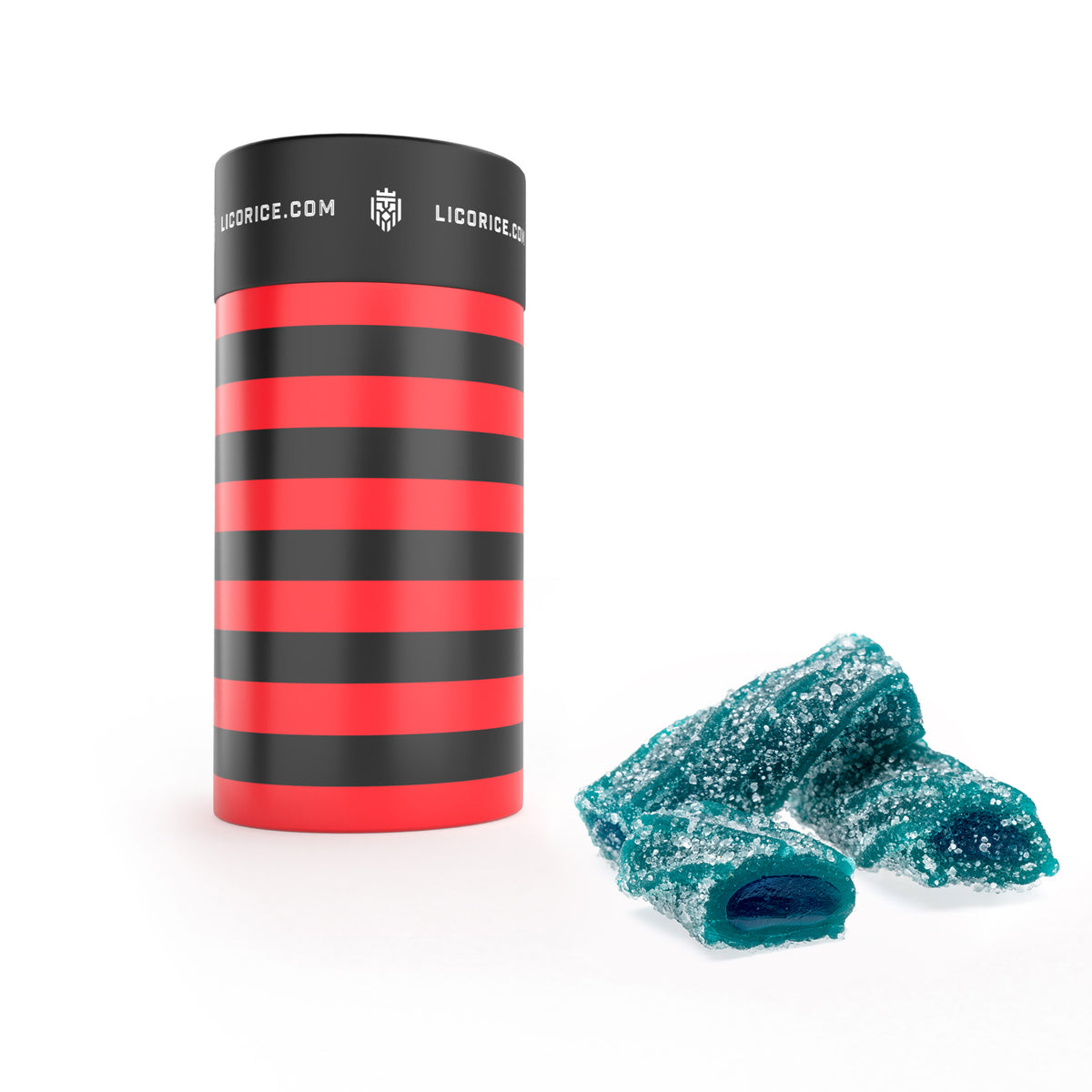 Blue Raspberry Sour Twists Licorice – Taffy.com