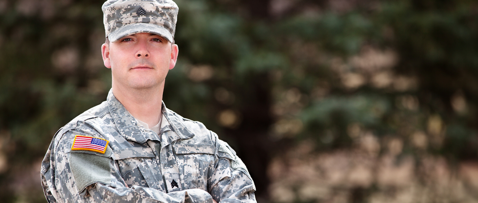 Service member in uniform